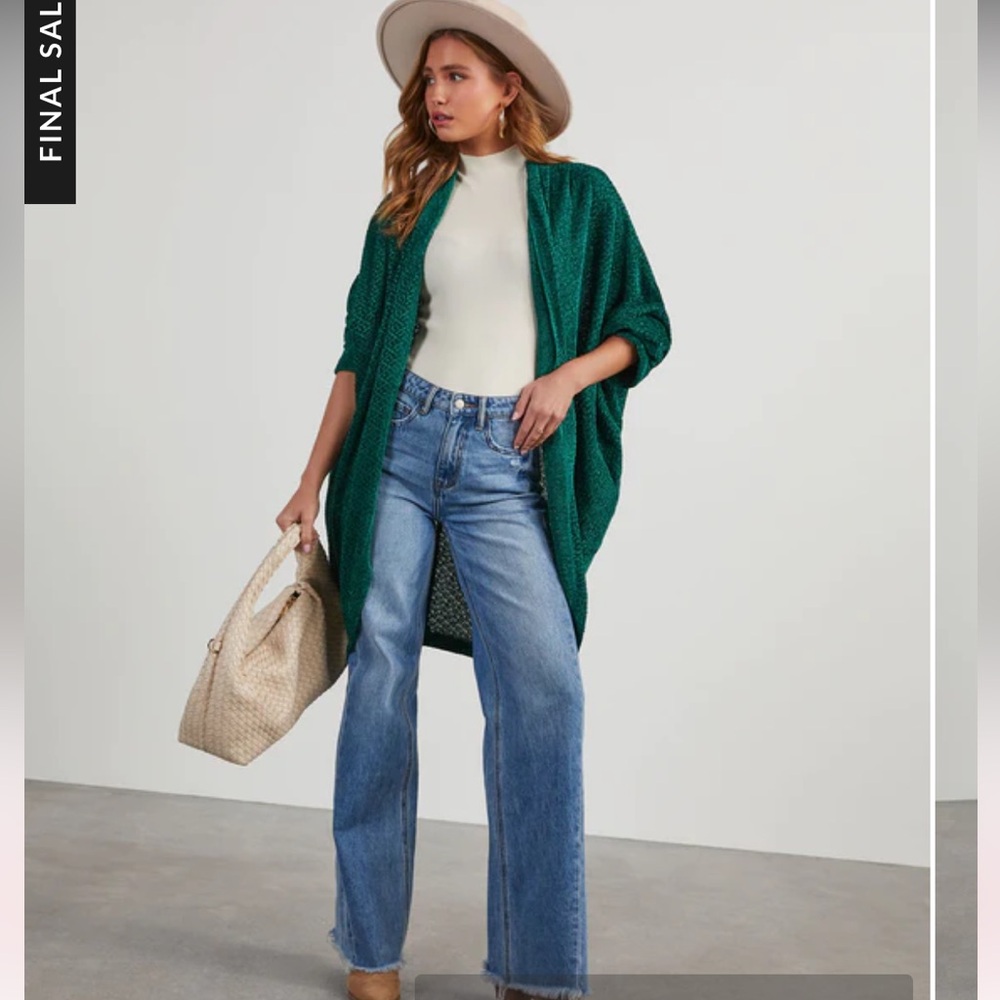 Flawless chenille dolman cardigan from Vici